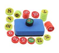 TOYANDONA Magnets de Joueurs Colorés avec Effaceur Éponge Pièces Magnétiques pour Entraînement et Sessions Tactiques