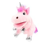 TOYANDONA Main Licorne pour Garçon Fille Éducatif Doux et Lavable Interactive pour Accessoire Ludique Rose