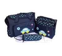 TOYANDONA Main Momie Multifonction Capacité Bleu Foncé De Voyage pour Couches De Coussin à Langer Fourre Tout Pratique pour Maternité Et Sorties