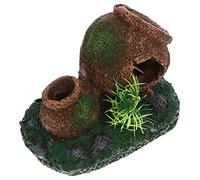 TOYANDONA Maison De Crevettes en Bois Coulant Refuges Enceinte Cachettes Grotte De L'aquarium Grotte De Cachette De Crevettes Décor Ornement par Aquarium Maison D'élevage De Crevettes Résine
