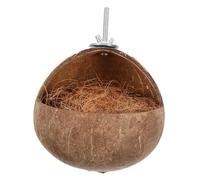 TOYANDONA Maison Oiseaux Coquille De Noix Nichoir pour Perroquets Lit pour Cage Nid De Reproduction