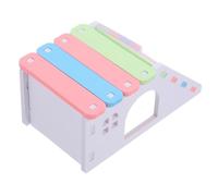 TOYANDONA Maison pour Hamster Échelle d'escalade Cabane en PVC pour Hamster Jouet d'escalade Habitat Confortable pour Petits Animaux