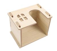 TOYANDONA Maison pour Hamster Et Petits Animaux Refuge Multifonctionnel pour Cochons Chinchillas Et Hamsters avec Zone De Nourriture Et Eau