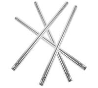 TOYANDONA Manches à Balai en Acier Inoxydable 4pcs, Manches pour Balai et Serpillière, Robustes et Polyvalents pour Nettoyage à Domicile