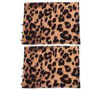 TOYANDONA Manchons Chauffants Amovibles Imprimé Léopard En Polyester Léger Pour Femmes Et Filles, Accessoires Mode Fête Élégants, Manches Fausses Décoratives