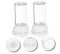 TOYANDONA Mangeoire à Fourmis Et Tasse à Eau pour Nid De Fourmis en Verre Transparent 10 ML Lot De 2 Pièces Outils pour Éleveurs De Alimentation Précise Et Sécurisée pour Domestique