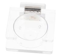 TOYANDONA Mangeoire Magnétique pour Reptiles Bol d'alimentation Transparent en Plastique Accessoire Pratique pour Gecko et Lézard Facile à Nettoyer 1 Pièce