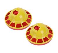 TOYANDONA Mangeoire Suspendue pour Poussins 2Pcs Abreuvoir Automatique en Plastique Fournitures pour Volaille Conteneur d'alimentation Facile à Nettoyer de Poules à Ferme
