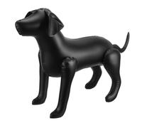 TOYANDONA Mannequin Gonflable pour Chien Mannequin pour Petit Chien Mannequin pour Chien Mannequin pour Animal De Compagnie Sculpture en PVC Noir
