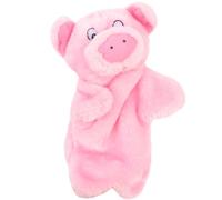 TOYANDONA Marionnette à Main Cochon 26 Cm en Peluche Ultra-Douce, Éducatif pour Garçon et Filles, Marionnette à Bouche Mobile, Accessoire Ludique pour Apprendre à Parler et Raconter