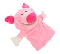 TOYANDONA Marionnette à main en peluche en forme de cochon - Jouet éducatif interactif - Cadeau d'anniversaire - Favorise la créativité et la motricité fine