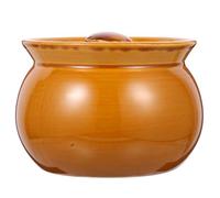 TOYANDONA Marmite Céramique pour Soupe et Ragoût Résistant Haute Température Usage Domestique Cuisson Saine et Pratique