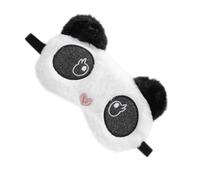 TOYANDONA Masque de Sommeil Panda Brodé Cache-œil Confortable Noir Bandeau Léger pour Voyage Maison Sieste Détente Sommeil Réparateur Adultes Garçon et Filles