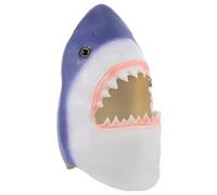 TOYANDONA Masque Requin en Latex Intégral, Couvre-chef Tête Entière Réaliste, Accessoire de Costume Cosplay pour Fête, Bal Masqué et Mascarade, Taille Unique Confortable, Fournitures
