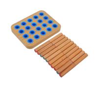 TOYANDONA Matériel de Rééducation Bois pour Exercices de Doigts Planche de Réhabilitation pour Coordination Œil Main et Motricité Fine Adaptée Aux Seniors et Patients Hémiplégiques