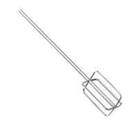 TOYANDONA Mélangeur allongé en acier inoxydable pour batteur à main et perceuse, 40 cm, pour mélanger le remplissage de viande, la base du pot chaud, les sauces et la pâte. Poignée ergonomique, facile