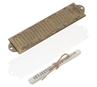 TOYANDONA Mezouza en Alliage 132mm Décoration Religieuse Métal Vintage Porte Prière Présent Religieux Maison Bureau