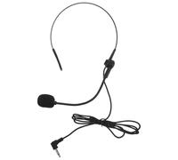 TOYANDONA Microphone Cravate Filaire Noir Portable Clip Cou pour Présentations et Entraînement Vocal Mains Libres en Plastique et Caoutchouc