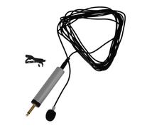 TOYANDONA Microphone Cravate Noir Portable pour Instrument de Musique, Micro D'interview Compact à Clipser, Haute Fidélité, Compatible Caméra, Spectacle et Enregistrement Extérieur