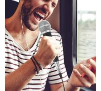 TOYANDONA Microphone de Chant Dynamique Filaire avec Câble 3 M Micro Vocal Professionnel Noir pour Karaoké Conférence et Prise de Parole Microphone à Bobine Mobile Polyvalent