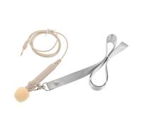 TOYANDONA Microphone Filaire Portable Main avec Lanière Micro Omnidirectionnel Jaune pour Enseignement Animation Chant et Prise de Parole Public