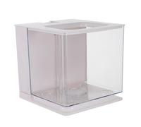 TOYANDONA Mini Aquarium Auto Acrylique pour Poissons Réservoir Compact pour Poissons Crevettes et Plantes Aquatiques Design Élégant et Transparent pour Bureau ou Maison