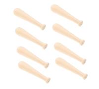 TOYANDONA Mini Batte De Baseball en Bois DIY pour Garçon Et Filles 10pcs Projet D'artisanat Décoration De Fête Petite Batte Non Finie à Peindre