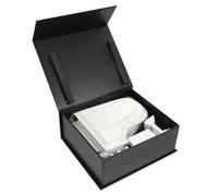 TOYANDONA Mini Boîte à Musique Piano Blanc Modèle Décoratif 14X11X9 CM Mécanique Rétro Portable Présent D’Anniversaire Élégant pour Bureau et Maison