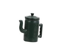TOYANDONA Mini Cafetière Modèle Bouilloire Mini Décoration De Maison Mini Ornement De Maison Mini Théière Mini Pot À Eau Mini Accessoire De Maison Miniature Alliage De Zinc Vert
