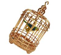 TOYANDONA Mini Cage à Oiseaux Décorative Modèle De Cage Miniature Accessoire pour Mini Maison