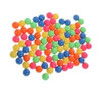 TOYANDONA Mini de Comptage Multicolores 100 Pièces 12 Mm Jouets de Probabilité Mathématique Boules en Plastique Surface Polie pour Apprentissage et Jeux à L'École ou à la Maison