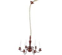 TOYANDONA Mini Lustre Plafonnier Miniature pour Maison de Poupée Accessoire de Décoration Taille Compacte Facile à Installer Décoration de Scène Modèle Réaliste 1 Pièce