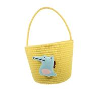 TOYANDONA Mini Panier Tissé Anse, Panier Présent Décoratif en Corde de Coton, pour Fêtes et Baby Showers, Rangement et Accessoire Photo