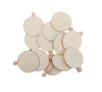 TOYANDONA Mini Pinces à Linge Rondes en Bois Naturel, 50 Pcs, Clips Porte-Cartes pour Mariage et Buffet, Mini Porte-étiquettes Multifonctions pour Décoration de Table et Loisirs