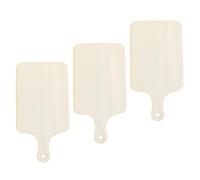 TOYANDONA Mini Planches à Découper Résistance à L'usure Lot de 3 en Bois Poignée Planches Multifonctions pour Plateau de Service et Pizza, Adaptées DIY