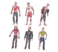 TOYANDONA Mini-poupées Cadavres Zombies Articulées, Modèles Plastiques Légers pour Fêtes Halloween, Décoration Effrayante, Lot 1 Set, Ambiance Maison Hantée Et Soirées Farces
