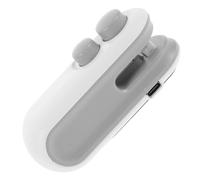 TOYANDONA Mini Scelleuse de Paquet Thermosoudeuse Blanche Compacte et Portable Fermeture, Matériel Abs Magnétique, USB Inclus pour Conservation sous Vide