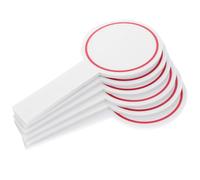 TOYANDONA Mini Tableaux Blancs Portatifs Légers en Carton Rigide Lot de 20 Tableau Effaçable à Sec, Pagaie de Tableau Blanc Couleur Aléatoire pour Vote et Notation en