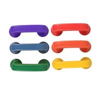 TOYANDONA Mini Téléphone Jouet en Plastique pour Garçon et Filles Outil d'Orthophonie Auditive Coloré pour Salle de Classe Jouet Éducatif 6 Pièces