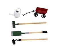 TOYANDONA Miniature Gardening Tool Set pour Décoration de Micro Jardin et Maison de Poupée Accessoires Miniatures et Réalistes pour Scène de Jardin