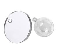 TOYANDONA Miroir D'aquarium Flottant Réversible 6 Cm pour Poissons Betta, Miroir D'entraînement en Acrylique Boule Flottante et Fil, Accessoire Décoratif pour Aquarium et Bassin
