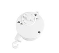 TOYANDONA Mobile Pour Garçon Fille Jouet Pour Lit Avec Boîte à Musique Crochet à Piston Cloche Pour Chambre Garçon Fille Blanc