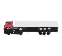 TOYANDONA Modèle De Camion De Transport en Alliage Modèle De Semi-Remorque en Alliage en Métal Véhicule De