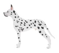 TOYANDONA Modèle de Chien Danois Réaliste en Plastique Résistant, Figurine de Chien Simulé Taille Unique, Décoration Bureau et Éducative, Modèle Animal Factice pour Collection et Jeu - 1