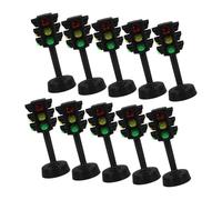 TOYANDONA Modèle de Feu de Mini Jouet Éducatif 10 Pièces de Signalisation Intéressante pour Garçon et Filles Décoration de Chambre Apprentissage