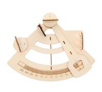 TOYANDONA Modèle de Sextant en Bois à Assembler Soi-même, Scientifique Éducatif pour Garçon et Filles, Kit de Bricolage Stem, Outil Pédagogique D’Astronomie et Navigation, Activité Ludique