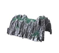 TOYANDONA Modèle De Tunnel Ferroviaire en Plastique 4 Pcs pour Garçon Et Filles, Tunnel De Train Miniature Décoratif, Jouet Simulant Grotte, Accessoire Modélisme Scène Jeu Intérieur Extérieur Noël