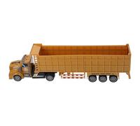 TOYANDONA Modèle Réduit de Camion Porte-Conteneurs en Alliage Camion Miniature de Transport Véhicule de Dépannage pour Garçon et Filles Longueur 335 CM Voiture Miniature Artisanale