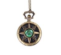TOYANDONA Montre de Poche Rétro Vintage à Quartz avec Pendentif Léger Design Tortue Creux Classique pour Décoration et Port Quotidien