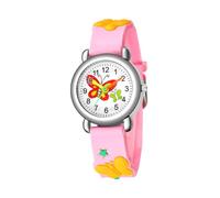 TOYANDONA Montre Quartz Enfant Garçon Fille Design Mignon et Léger Montre-Bracelet Éducative pour Élèves Cadeau Charmant pour Garçon Fille